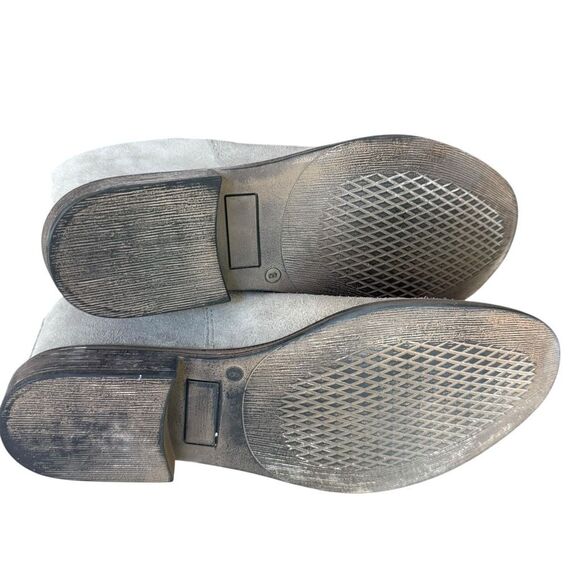 OTBT Sandpiper Genuine Suede Leather Tan Wedge Booties size 8 - Picture 4 of 6